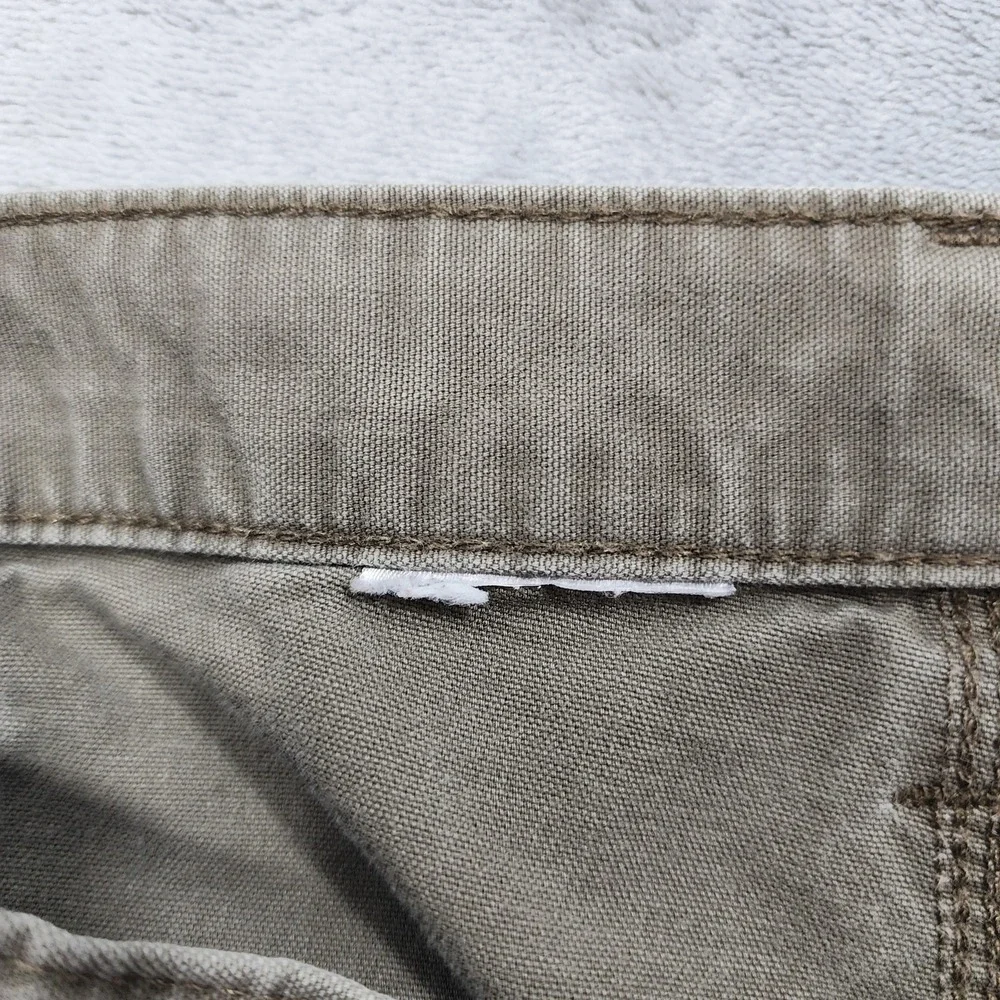 Carhartt Shorts Mens 36 Beige Cargo Canvas Relaxed Distressed Workwear Painter